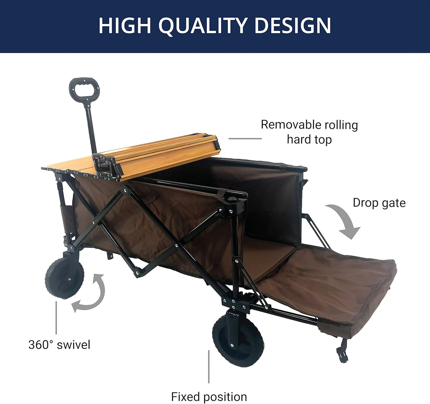 Collapsible Wagon Garden Cart