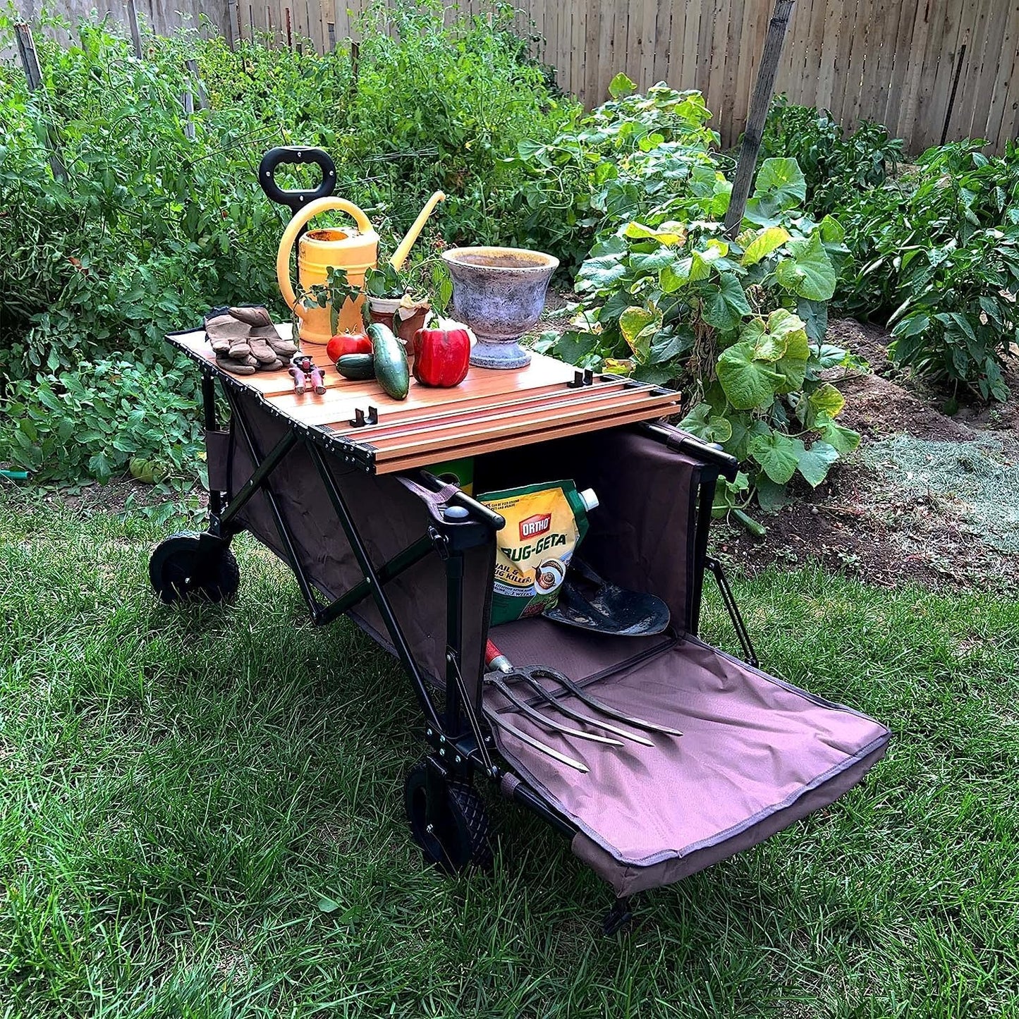 Collapsible Wagon Garden Cart