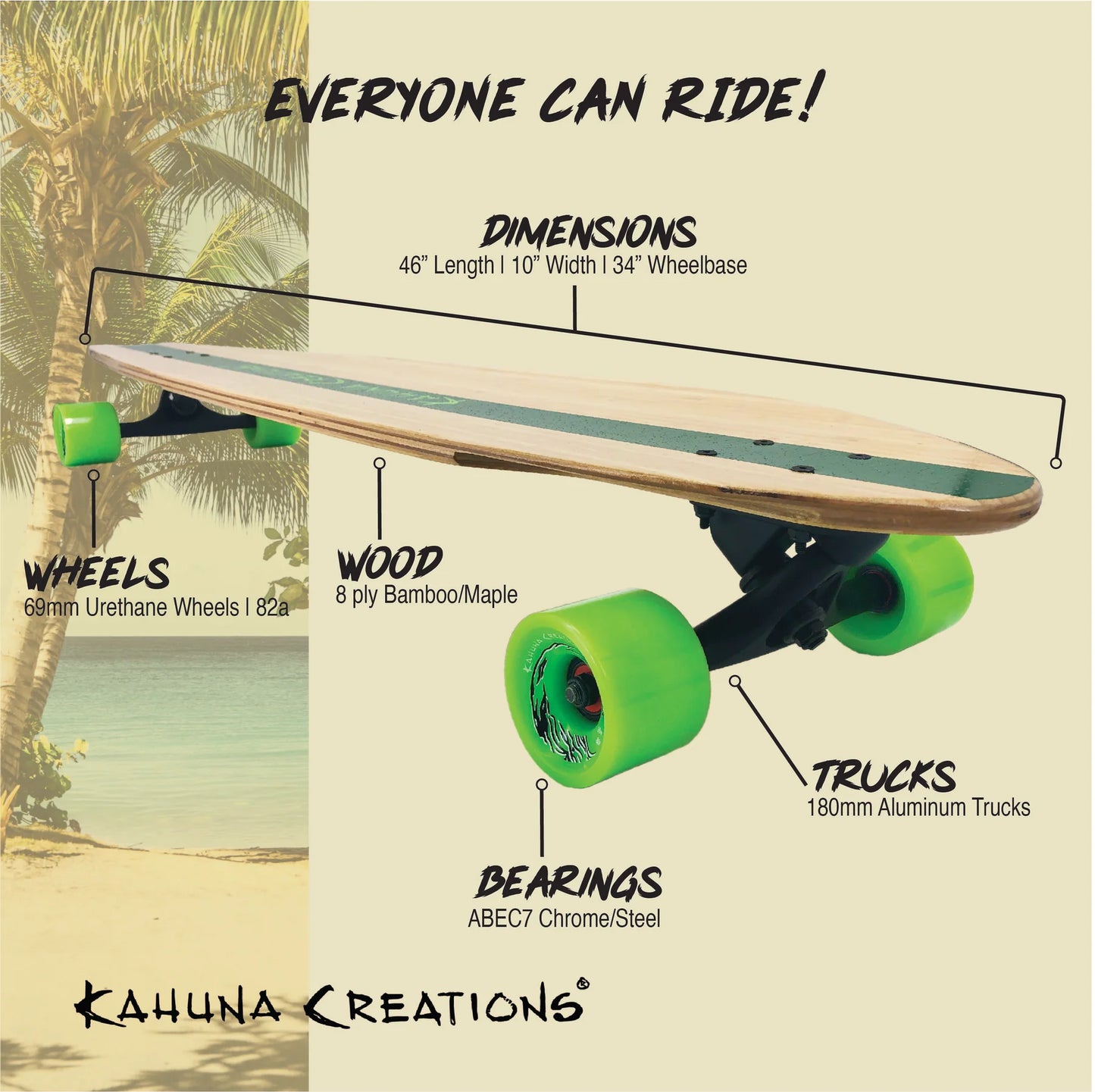 B Stock Pohaku Bamboo 46"