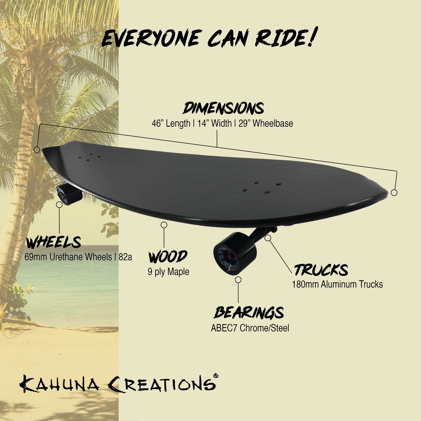 B Stock Shaka Stealth 46"