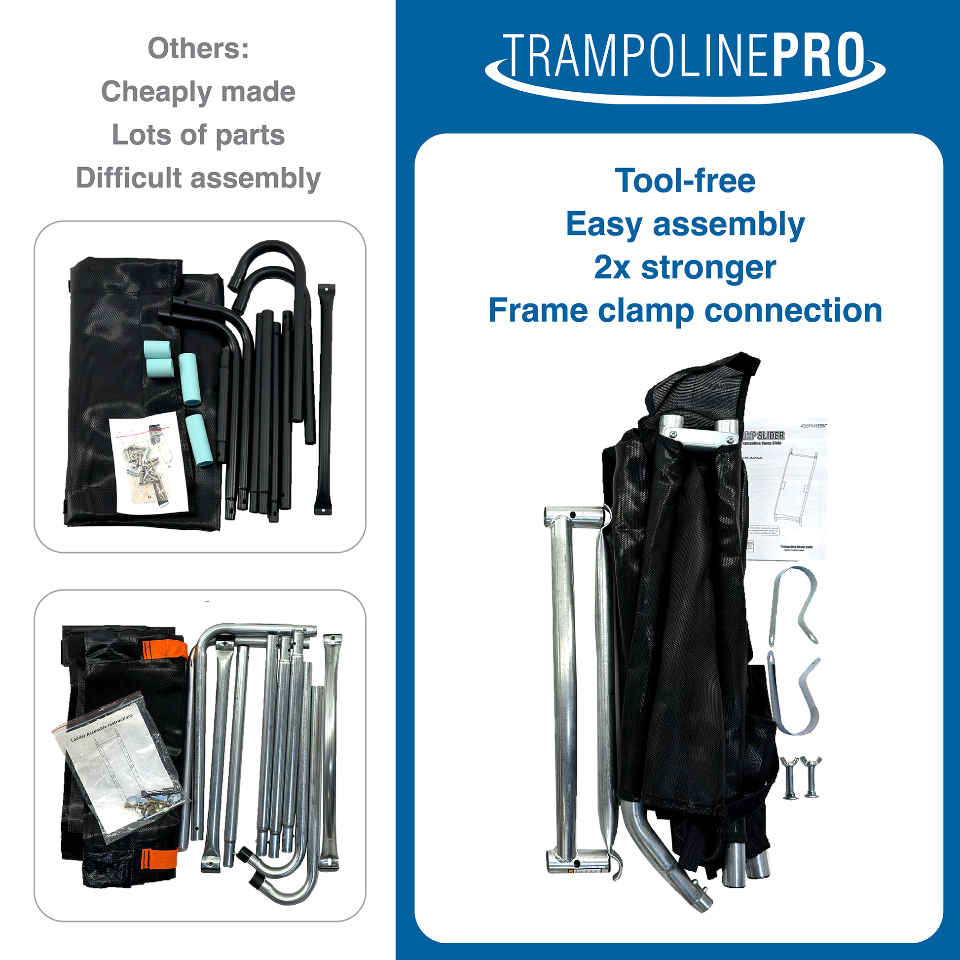 Safer than a Trampoline Ladder Trampoline Accessories 